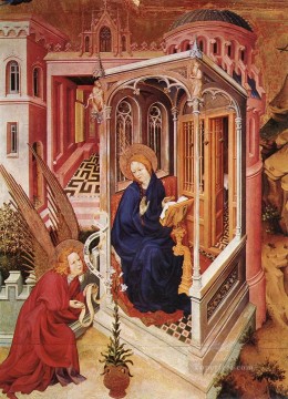 Melchior Broederlam Painting - The Annunciation Melchior Broederlam